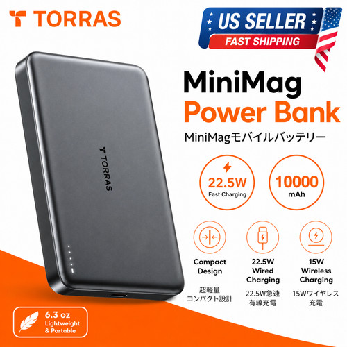 Torras minimag qi2 power - minimag, bank